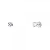 Pendientes Bebé Oro Blanco y Circonita 3,5mm