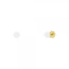 Pendientes Bebé Oro y Perla 3mm