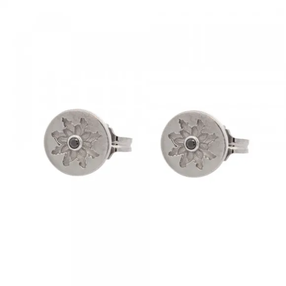 Pendientes Black Rutenio y Circonita Negra