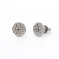 Pendientes Black Rutenio y Circonita Negra