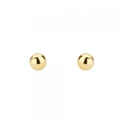 Pendientes Bola Oro 5mm