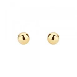 Pendientes Bola Oro 6mm
