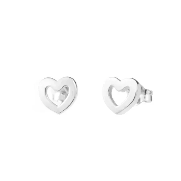 Pendientes Corazón Plata 9mm