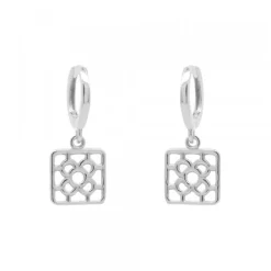 Pendientes Cripa Baldosa Bilbao Plata