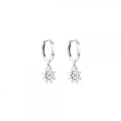 Pendientes Cripa Eguzkilore Plata 11mm