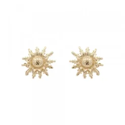 Pendientes Eguzkilore Oro 14mm