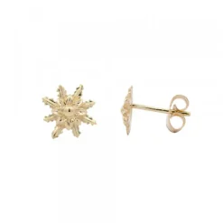 Pendientes Eguzkilore Oro 10mm