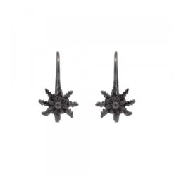 Pendientes Eguzkilore Rutenio Cierre Hippy