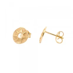 Pendientes Etruscos Mountain Plata Dorada