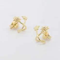 Pendientes Izarra Plata Dorada