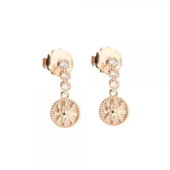 Pendientes Largos Anuk Plata Dorada