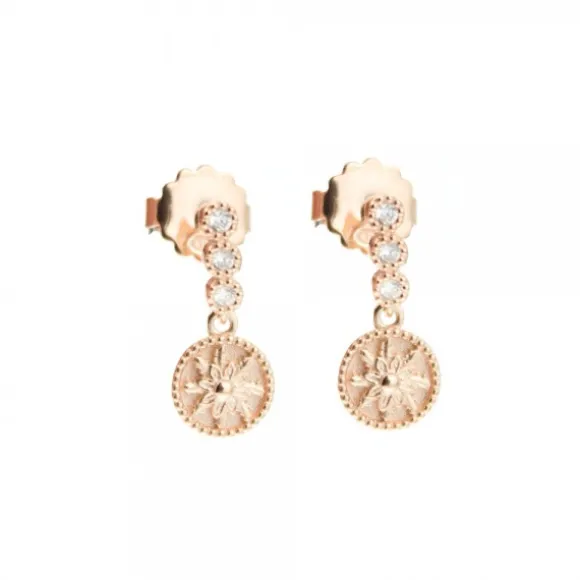 Pendientes Largos Anuk Plata Dorada