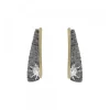 Pendientes Largos Flysch Plata y Lámina de Oro
