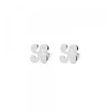 Pendientes Lauburu Oro Blanco 9mm
