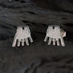 Pendientes Mano de Irulegi Plata
