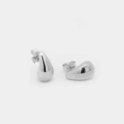 Pendientes Mini Gota Plata 10mm