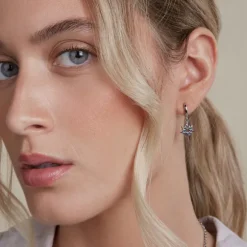 Pendientes Mountain Aro Plata Multicolor