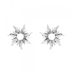 Pendientes Mountain Brillo Plata