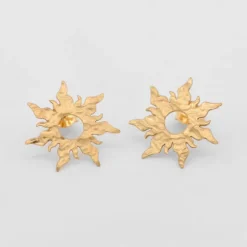 Pendientes Mountain Mate Plata Dorada