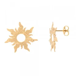 Pendientes Mountain Mate Plata Dorada