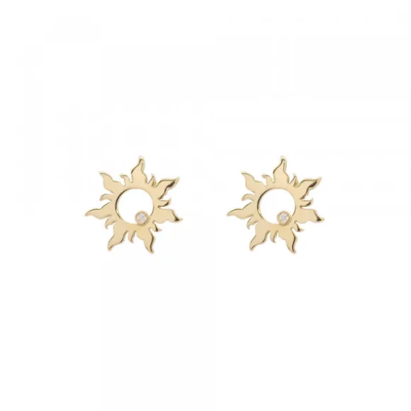 Pendientes Mountain Oro y Brillante