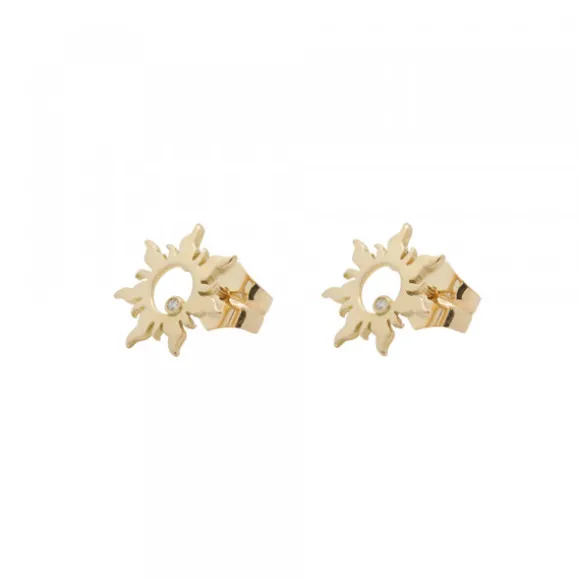 Pendientes Mountain Oro y Brillante