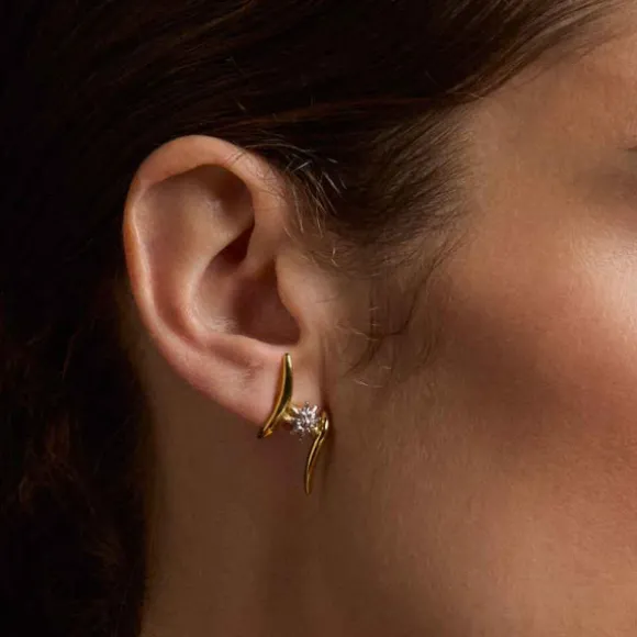 Pendientes Tximist de Plata Bicolor