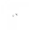 Piercing Bola Oro Blanco 3mm Rosca (1ud.)