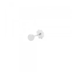 Piercing Bola Oro Blanco 4mm Rosca (1ud.)