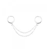 Piercing Cadena Doble Cripa Plata