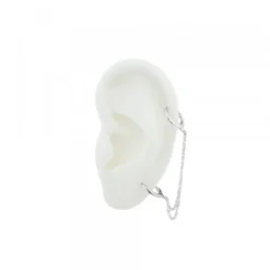 Piercing Cadena Doble Cripa Plata
