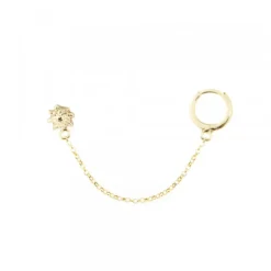 Piercing Eguzkilore Cadena Plata Dorada y Cripa