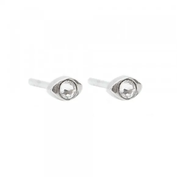 Piercing Ovalad Plata y Circonita 2 Uds