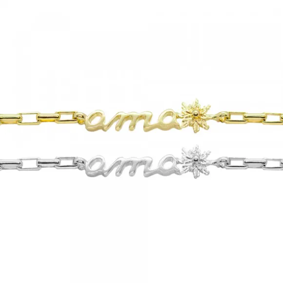 Pulsera Ama Bayona Plata