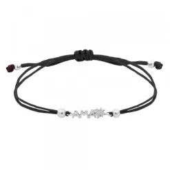 Pulsera Ama Berria Macramé de Plata