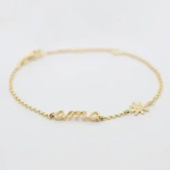 Pulsera Ama Plata Dorada
