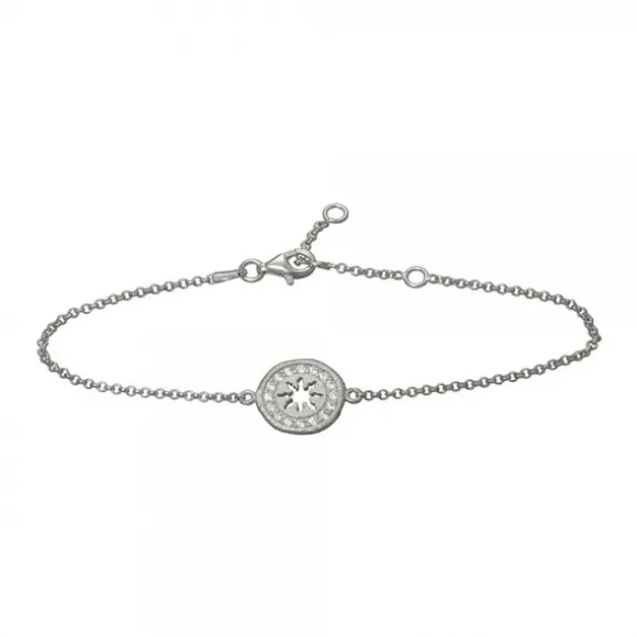 Pulsera B1 Plata y Circonitas