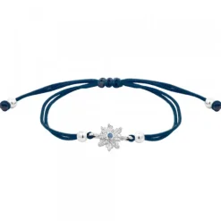 Pulsera Basic Colors Hilo Azul Plata