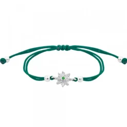 Pulsera Basic Colors Verde Eguzkilore Plata