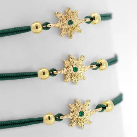 Pulsera Basic Colors Verde Eguzkilore Dorado