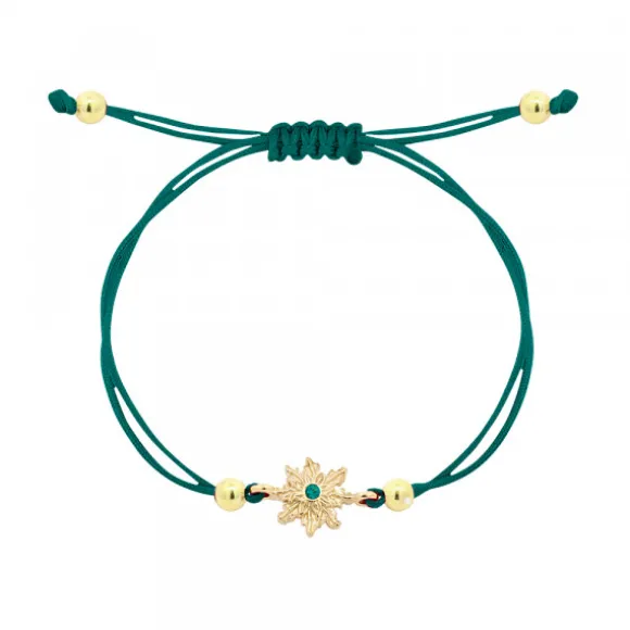 Pulsera Basic Colors Verde Eguzkilore Dorado