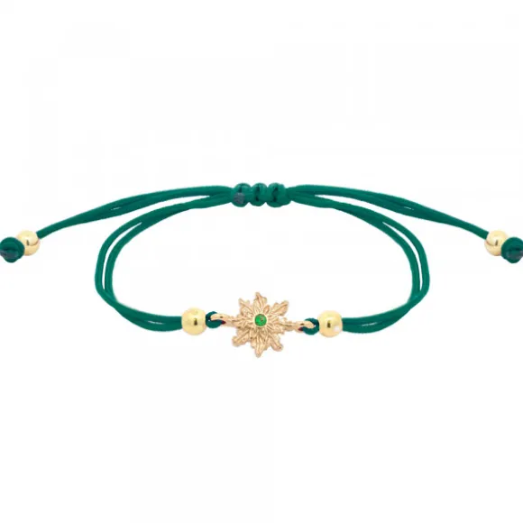 Pulsera Basic Colors Verde Eguzkilore Dorado