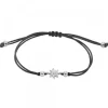 Pulsera Basic Negra Eguzkilore Plata