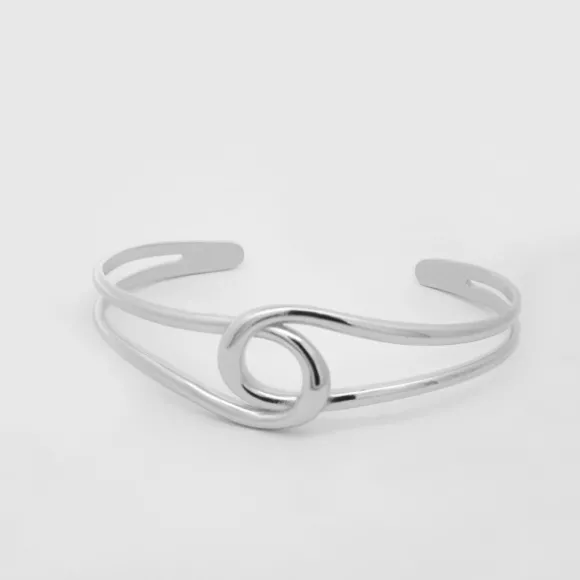 Pulsera Brazalete Hariak Plata