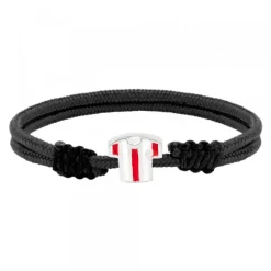 Pulsera Camiseta Rojiblanca Charm Plata