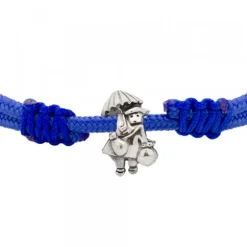 Pulsera Celedón Charm de Plata