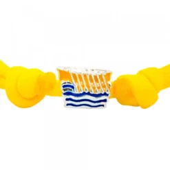 Pulsera Charm Trainera Amarilla Plata