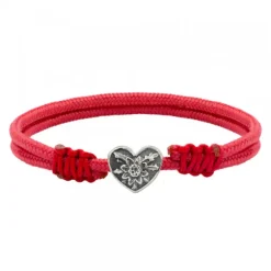 Pulsera Corazón Charm de Plata