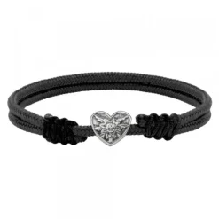 Pulsera Corazón Charm de Plata