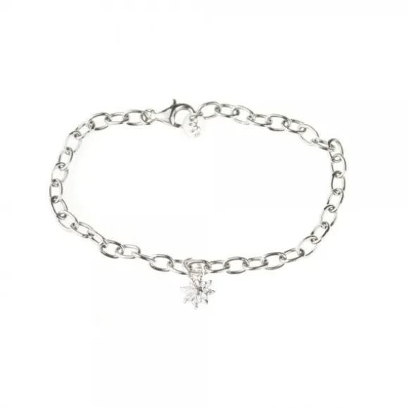 Pulsera Eguzkilore Cadena Rolo de Plata